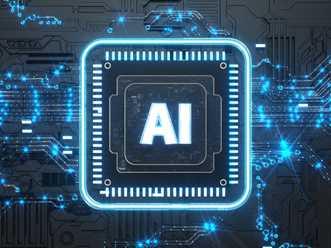  AI智能科技背景 蓝色科技 ai场景 屏幕背景 