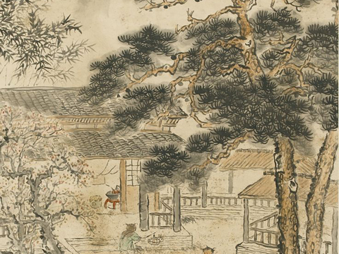  新中式挂画 水墨字画 古画 中式画 抽象挂画 