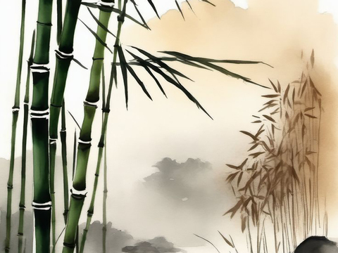  新中式挂画 水墨字画 古画 中式画 抽象挂画 