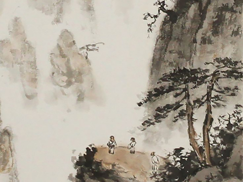  新中式挂画 水墨字画 古画 中式画 抽象挂画 