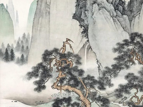  新中式挂画 水墨字画 古画 中式画 抽象挂画 