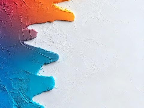  现代多巴胺肌理画艺术画 