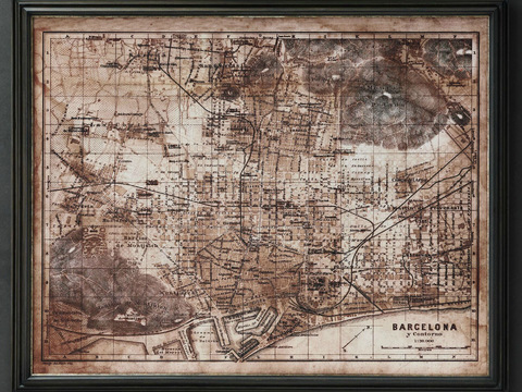  现代漂亮装饰画 