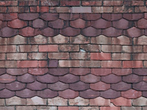  瓦片 波瓦 陶土瓦 圆瓦 鱼鳞瓦 