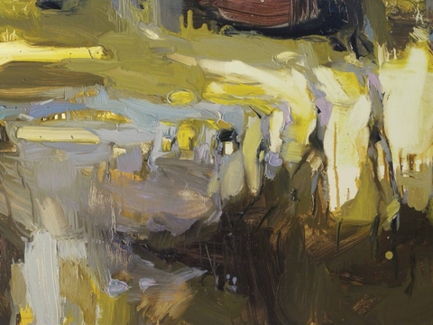  抽象油画 