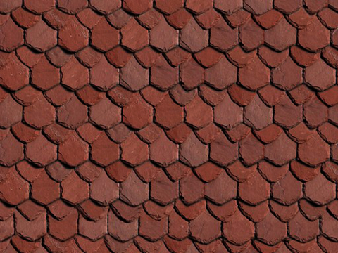  瓦片 波瓦 陶土瓦 