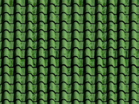  波瓦 陶瓦 屋顶瓦片 