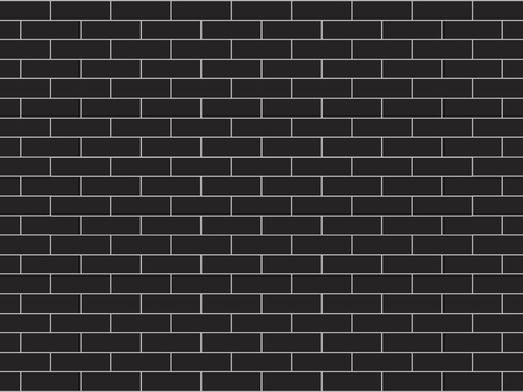 黑色砖墙 