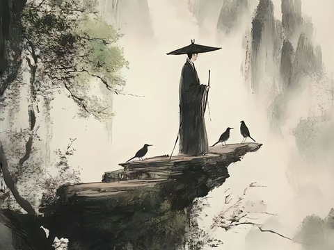  中古复古挂画 艺术画  抽象画  现代装饰挂画 