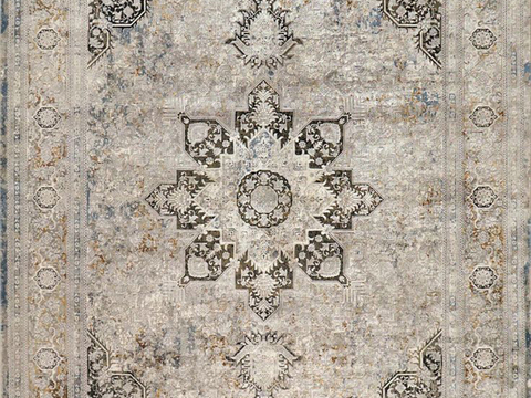  欧式花纹地毯  东南亚地毯 地毯 中古风地毯 