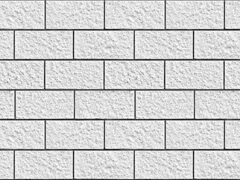 白色砖墙 