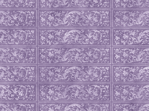  做旧拼花砖 腰线 波打线 