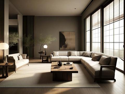  侘寂风客厅 