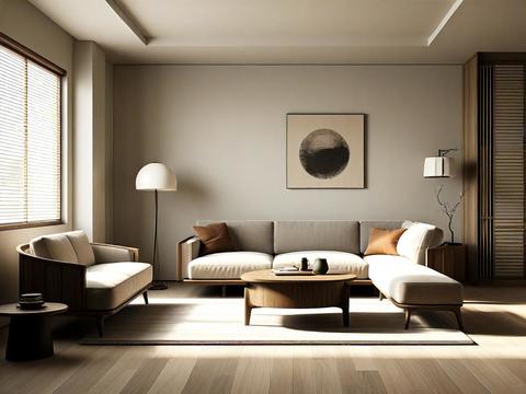  侘寂风客厅 