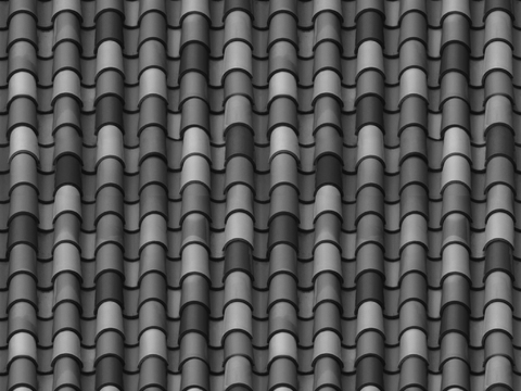  屋顶  瓦片 彩钢 草顶 贴图 