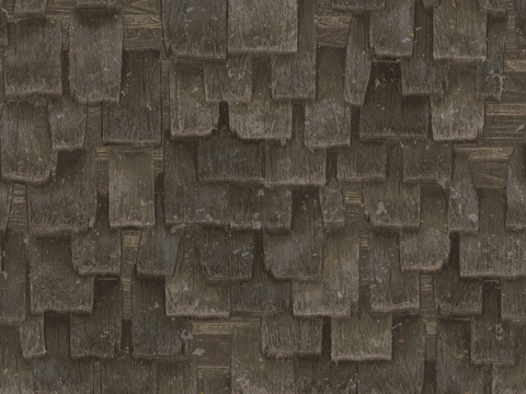  现代灰色木瓦屋顶高清无缝 