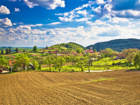  乡村外景 外景   窗户外景   室外景观  大自然外景 