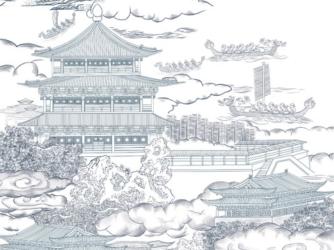  现代壁纸 简约壁纸 中式壁纸 儿童壁纸 图案壁纸 条纹壁纸 
