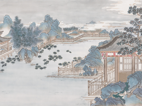  现代壁纸 简约壁纸 中式壁纸 儿童壁纸 图案壁纸 条纹壁纸 