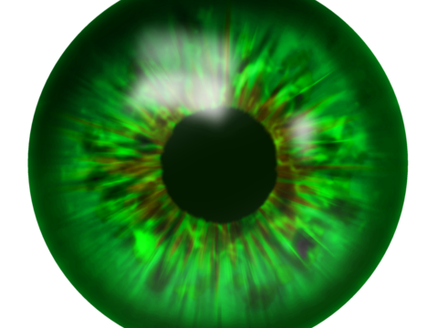 绿色 美瞳 虹膜 眼珠 眼球 眼珠 眼睛 