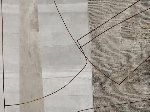  米灰色几何壁纸 