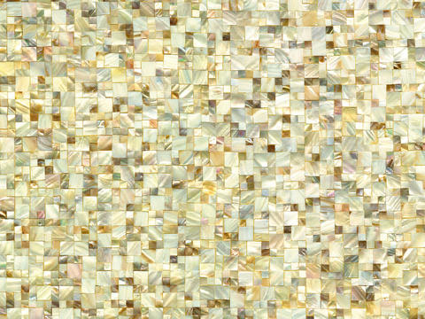  米黄色马赛克壁纸 