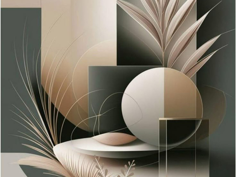  现代抽象画  几何挂画  艺术挂画  流行挂画 