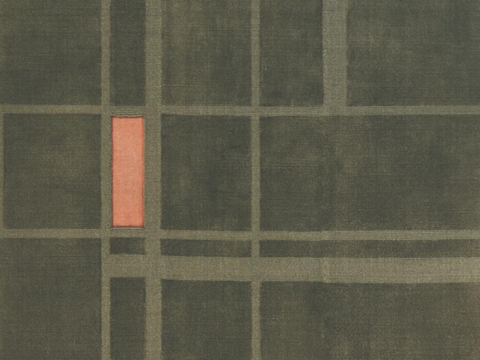  现代风绿色地毯 