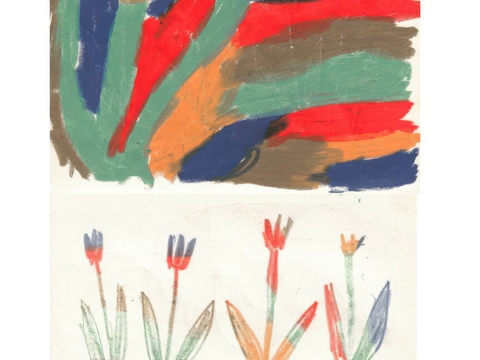  儿童插画艺术画装饰画 