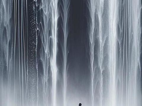  流水瀑布屏幕 