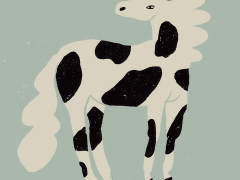  儿童插画艺术画装饰画 