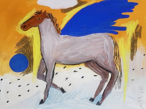  儿童插画艺术画装饰画 
