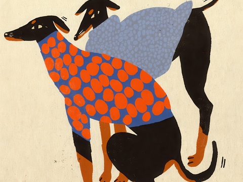  儿童插画艺术画装饰画 