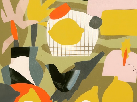  儿童插画艺术画装饰画 