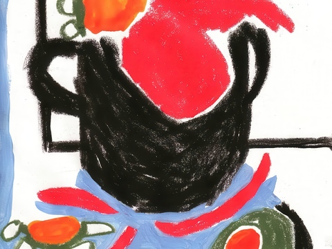  儿童插画艺术画装饰画 