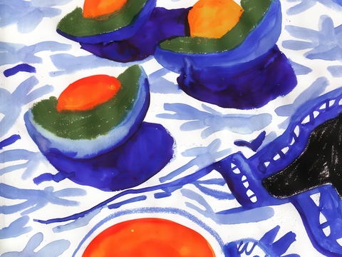  儿童插画艺术画装饰画 