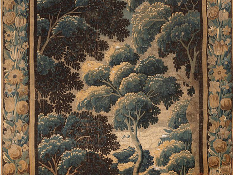  复古挂画  老旧布纹挂画  布挂画  中古挂画 