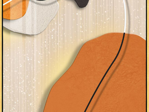  立体几何挂画 现代轻奢挂画   简约抽象装饰画  纹理挂画 