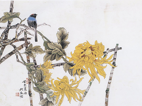  中式水墨书画字画 