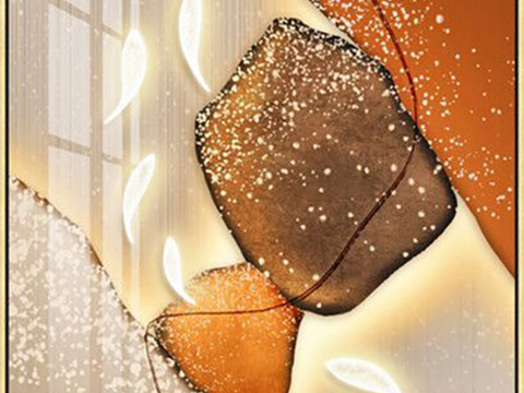  简约抽象装饰画  纹理挂画 立体几何挂画 现代轻奢挂画 