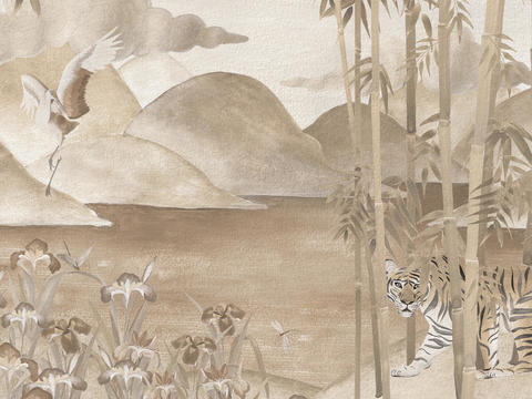  粉色动植物壁纸 