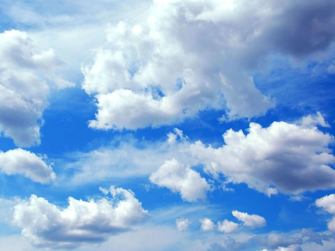  现代天空 蓝天白云 天空外景 白天 