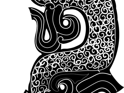  现代黑白 装饰花纹 黑白贴图 漂亮素材黑白 