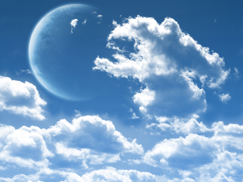  现代天空 蓝天白云 天空外景 白天 