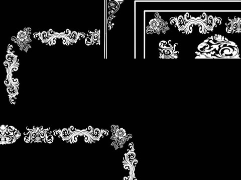  现代黑白 黑白贴图 漂亮素材黑白 