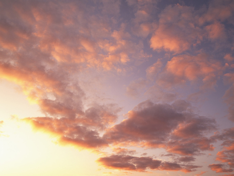  现代黄昏天空 黄昏 天空外景 黄昏外景 