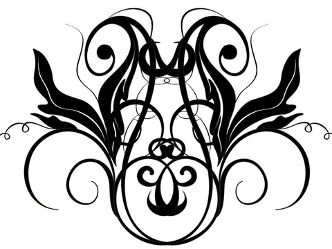  现代黑白 装饰花纹 黑白贴图 漂亮素材黑白 