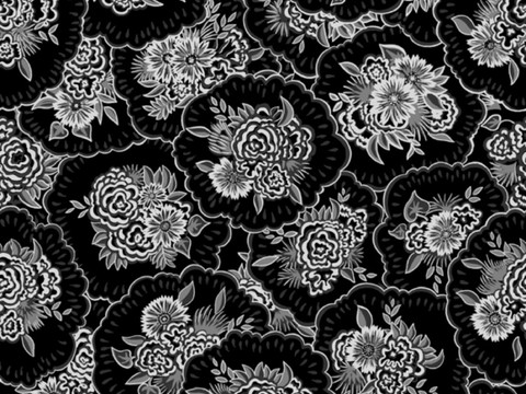  现代黑白 装饰花纹 黑白贴图 漂亮素材黑白 