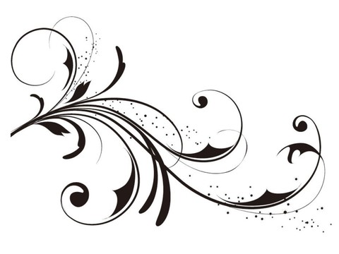  现代黑白 装饰花纹 黑白贴图 漂亮素材黑白 