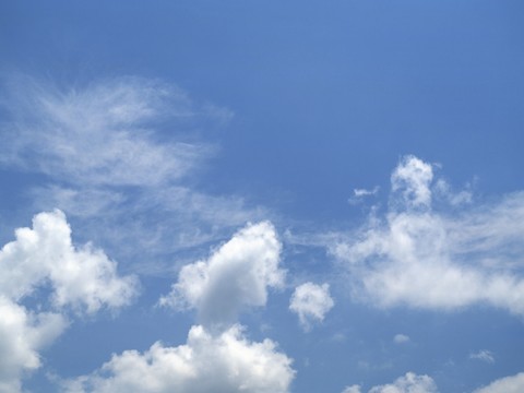  现代天空 蓝天白云 天空外景 白天 